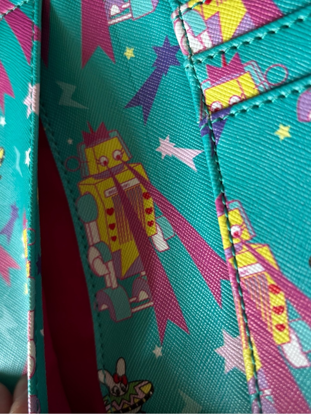 Rare Irregular Choice Vintage Robot Clutch Wallet - Picture 6 of 7